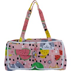 Cats And Fruits  Multi Function Bag by Sobalvarro