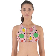 Cats And Fruits  Perfectly Cut Out Bikini Top by Sobalvarro