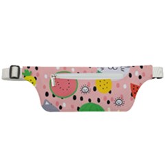 Cats And Fruits  Active Waist Bag by Sobalvarro