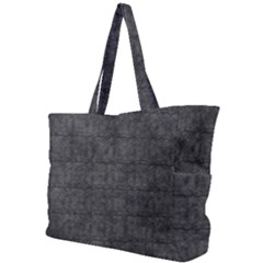 Matte Charcoal Black Color  Simple Shoulder Bag by SpinnyChairDesigns