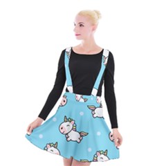 Unicorns  Suspender Skater Skirt by Sobalvarro