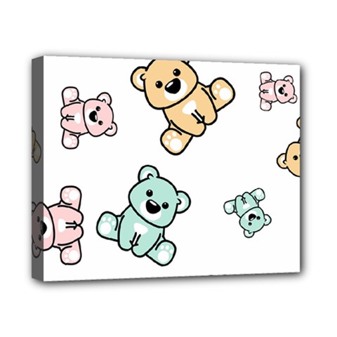 Bears Canvas 10  X 8  (stretched) by Sobalvarro