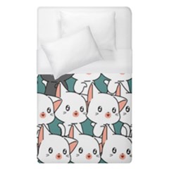 Seamless-cute-cat-pattern-vector Duvet Cover (single Size) by Sobalvarro