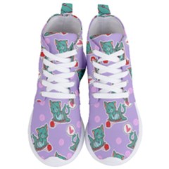 Playing Cats Women s Lightweight High Top Sneakers by Sobalvarro