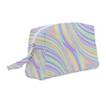 Pastel Color Stripes  Wristlet Pouch Bag (Medium)