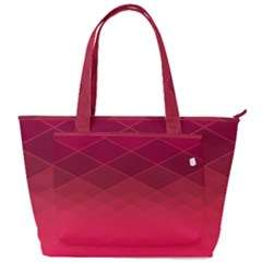 Hot Pink And Wine Color Diamonds Back Pocket Shoulder Bag  by SpinnyChairDesigns