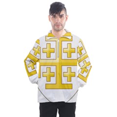 Arms Of The Kingdom Of Jerusalem Men s Half Zip Pullover by abbeyz71