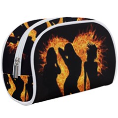 Shadow Heart Love Flame Girl Sexy Pose Makeup Case (large)