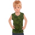 Army Green Color Pattern Kids  Sport Tank Top View1