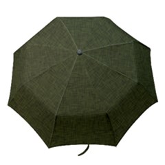 Army Green Texture Folding Umbrellas by SpinnyChairDesigns