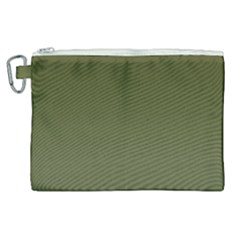 Army Green Color Ombre Canvas Cosmetic Bag (xl) by SpinnyChairDesigns