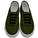 Army Green Color Grunge Men s Classic Low Top Sneakers View1