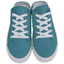 True Cadet Blue Teal Color Half Slippers View1