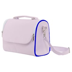 Lavender Blush Pink Color Satchel Shoulder Bag by SpinnyChairDesigns