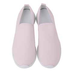 Lavender Blush Pink Color Women s Slip On Sneakers by SpinnyChairDesigns
