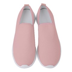 Baby Pink Color Women s Slip On Sneakers by SpinnyChairDesigns