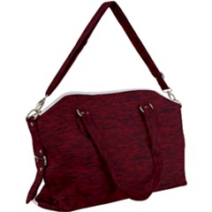 Dark Red Texture Canvas Crossbody Bag by SpinnyChairDesigns