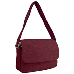 Dark Red Texture Courier Bag by SpinnyChairDesigns