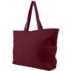 Dark Red Texture Simple Shoulder Bag by SpinnyChairDesigns