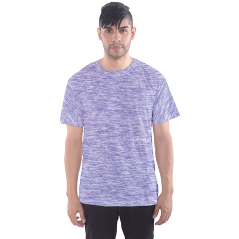 Light Purple Color Textured Men s Sport Mesh Tee by SpinnyChairDesigns