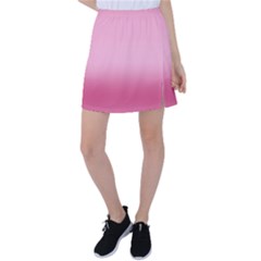 Blush Pink Color Gradient Ombre Tennis Skirt by SpinnyChairDesigns