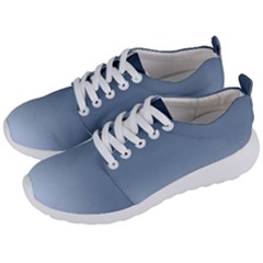 Faded Denim Blue Ombre Gradient Men s Lightweight Sports Shoes by SpinnyChairDesigns