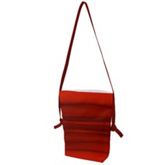 Scarlet Red Ombre Folding Shoulder Bag by SpinnyChairDesigns