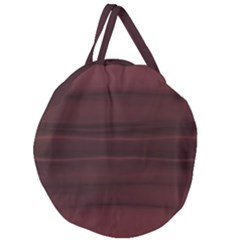 Burgundy Wine Ombre Giant Round Zipper Tote by SpinnyChairDesigns