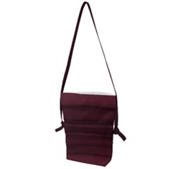 Burgundy Wine Ombre Folding Shoulder Bag by SpinnyChairDesigns