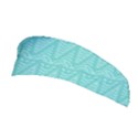 Boho Teal Pattern Stretchable Headband View1