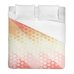 Abstract Floral Print Duvet Cover (full/ Double Size) by SpinnyChairDesigns