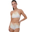 Abstract Floral Print High Waist Tankini Set View1