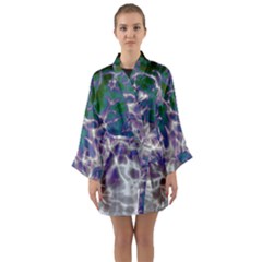 Ninth Level  Long Sleeve Satin Kimono by MRNStudios