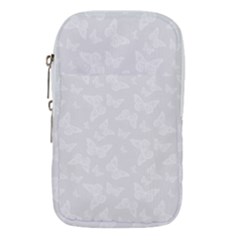 Wedding White Butterfly Print Waist Pouch (small)