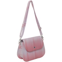 Fresh Pink Ombre Saddle Handbag by SpinnyChairDesigns