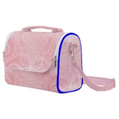 Pretty Pink Spirals Satchel Shoulder Bag by SpinnyChairDesigns