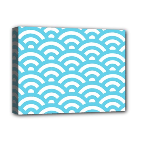 Waves Deluxe Canvas 16  X 12  (stretched)  by Sobalvarro
