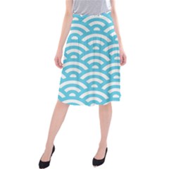 Waves Midi Beach Skirt by Sobalvarro