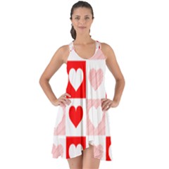 Hearts  Show Some Back Chiffon Dress by Sobalvarro
