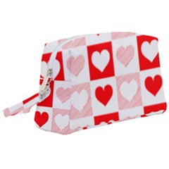 Hearts  Wristlet Pouch Bag (large) by Sobalvarro