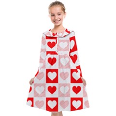 Hearts  Kids  Midi Sailor Dress by Sobalvarro