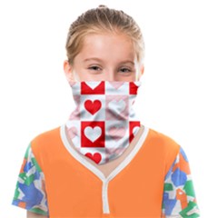 Hearts  Face Covering Bandana (kids) by Sobalvarro