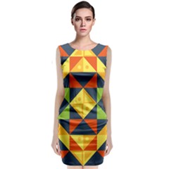 Africa  Sleeveless Velvet Midi Dress by Sobalvarro