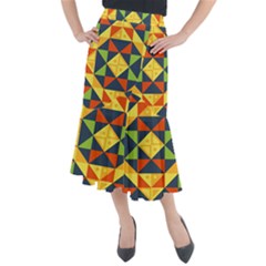 Africa  Midi Mermaid Skirt by Sobalvarro