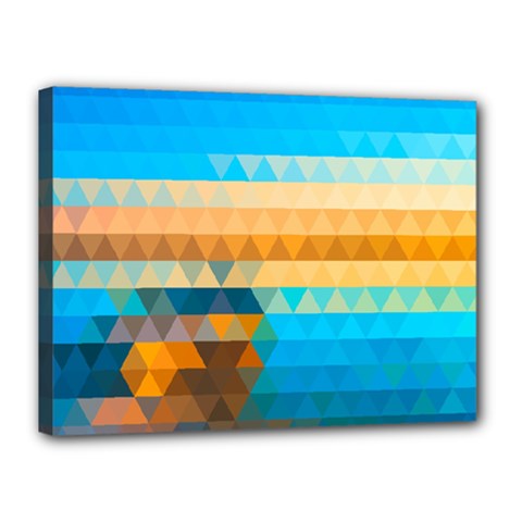 Mosaic  Canvas 16  X 12  (stretched) by Sobalvarro