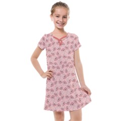 Squid Chef Pattern Kids  Cross Web Dress by sifis