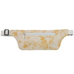 Yellow Flowers Floral Print Active Waist Bag by SpinnyChairDesigns