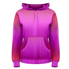 Fuchsia Ombre Color  Women s Pullover Hoodie by SpinnyChairDesigns