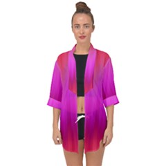 Fuchsia Ombre Color  Open Front Chiffon Kimono by SpinnyChairDesigns