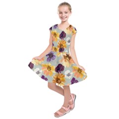 Floral Beauty Kids  Short Sleeve Dress by Angelandspot
